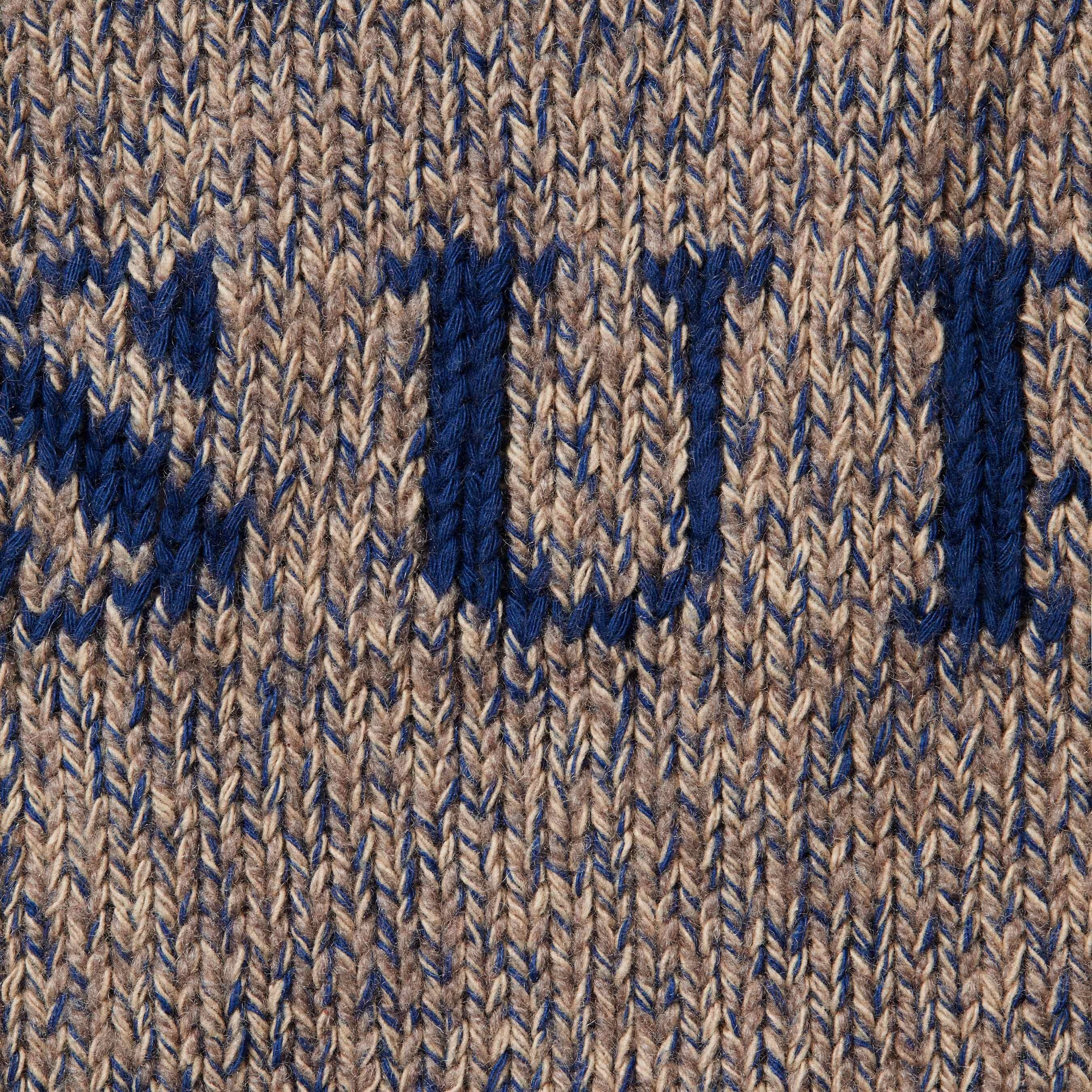 Supreme Contrast Logo Sweater (SS25) - Taupe Mélange - $158