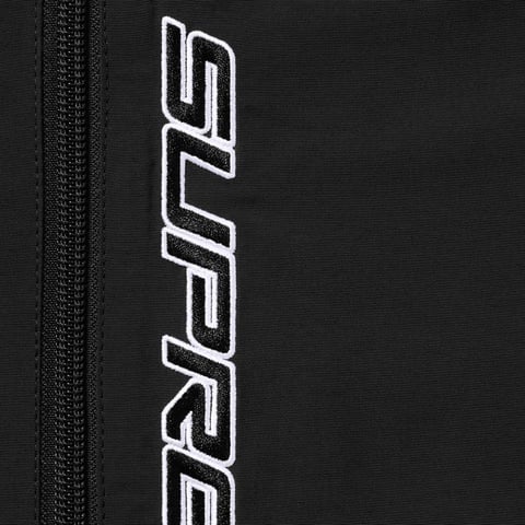 Supreme Contrast Zip Track Jacket - Black
