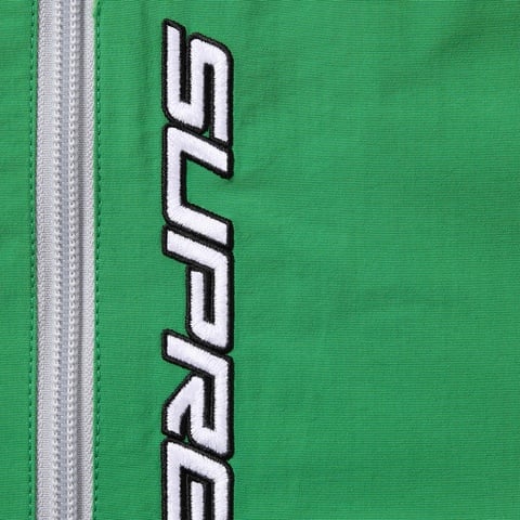 Supreme Contrast Zip Track Jacket - Green