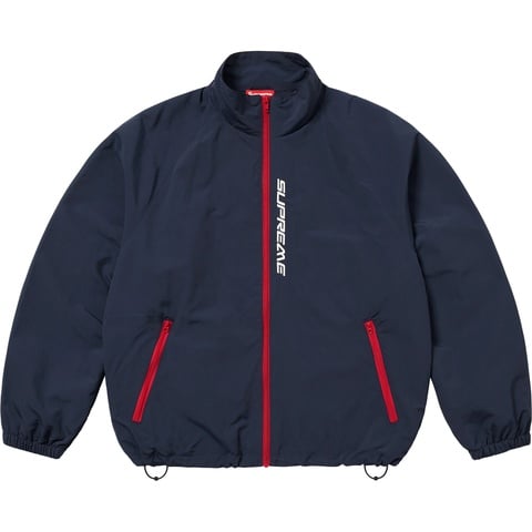 supreme contrast zip track jacket ネイビー　L Contrast Zip Track Jacket - spring/summer 2025 - Supreme