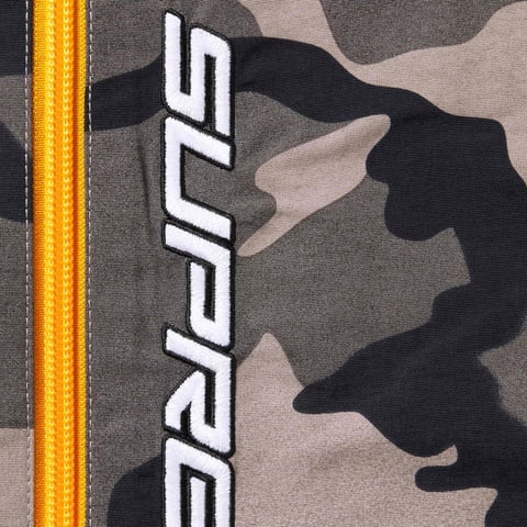 Supreme Contrast Zip Track Jacket - Snow Camo