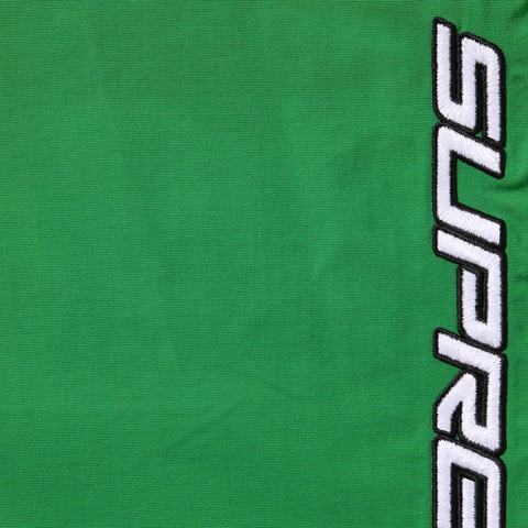 Supreme Contrast Zip Warm Up Pant - Green