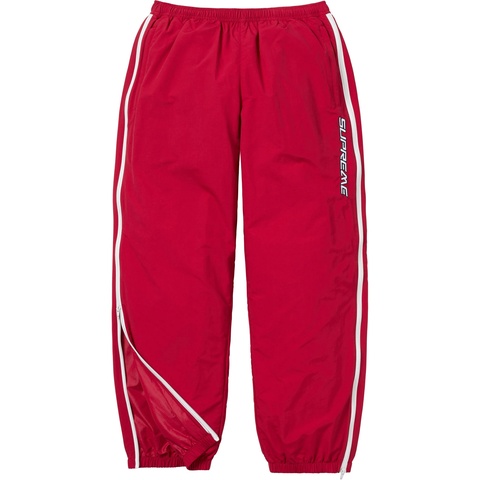 パンツ Supreme Warm Up Pant Red Buy Supreme Contrast Zip Warm Up Pant 'Red' - SS25P10 RED | GOAT