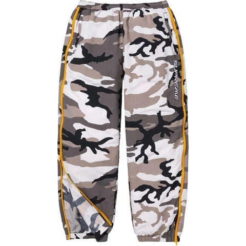 スケートボード Supreme warm up pant  camo 25ss Supreme Warm Up Pant Yellow Camo Men's - FW17 - US