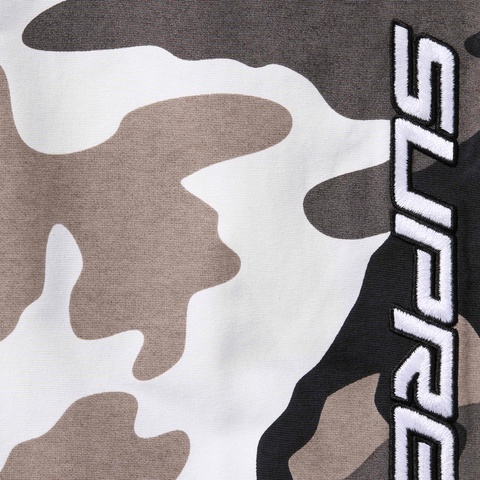 Supreme Contrast Zip Warm Up Pant - Snow Camo