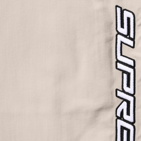 Supreme Contrast Zip Warm Up Pant - Tan