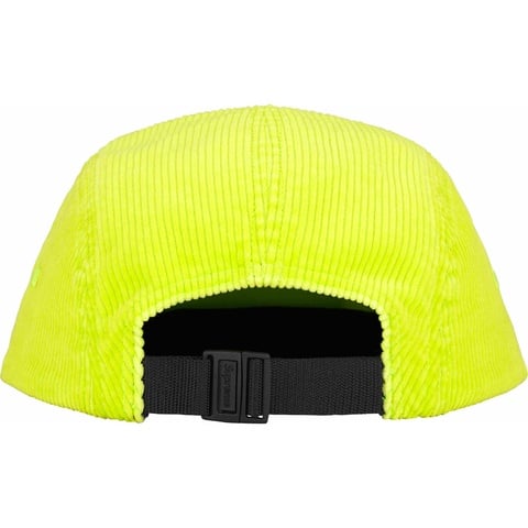 Supreme Corduroy Camp Cap - Neon Yellow