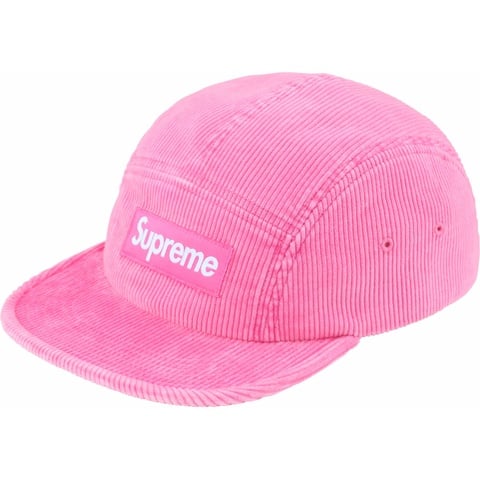 Supreme Corduroy Camp Cap - Pink