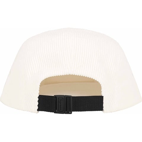 Supreme Corduroy Camp Cap - White