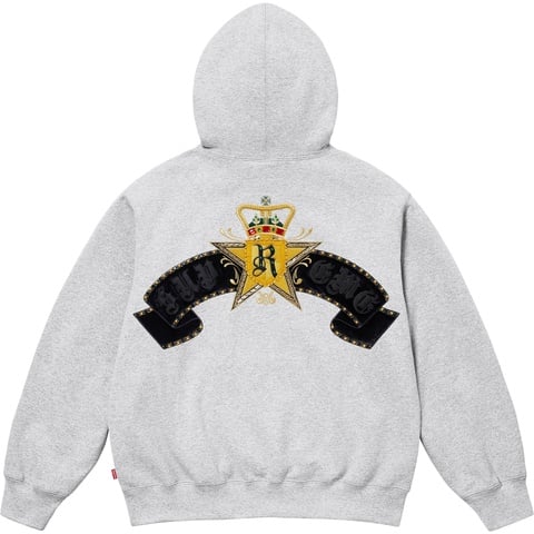 Supreme シュプリーム Crest Zip Up Hooded パーカー Supreme Crest Zip Up Hooded Sweatshirt Light Blue Men's - SS25 - US