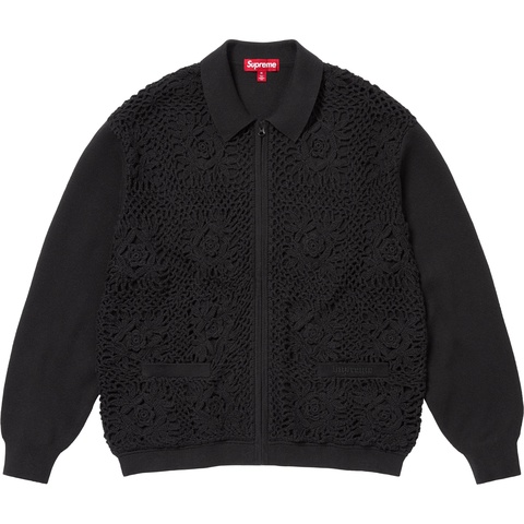 Crochet Zip Up Cardigan - spring/summer 2025 - Supreme