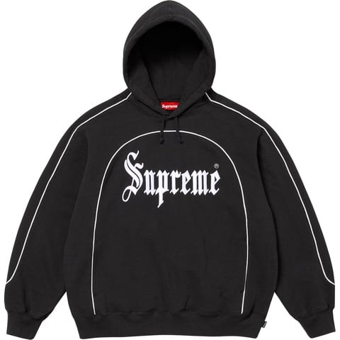 Curve Piping Hooded Sweatshirt - Supreme