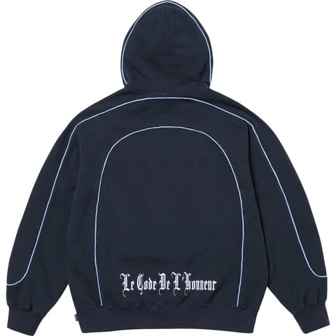 Curve Piping Hooded Sweatshirt - Supreme