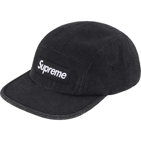 Supreme Denim Camp Cap - Black