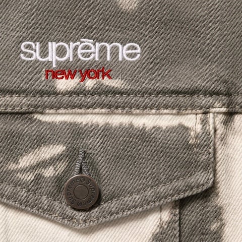Supreme Denim Trucker Jacket - Bleached