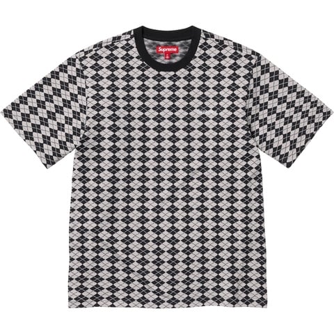Supreme Diamond Jacquard S/S Top - Black