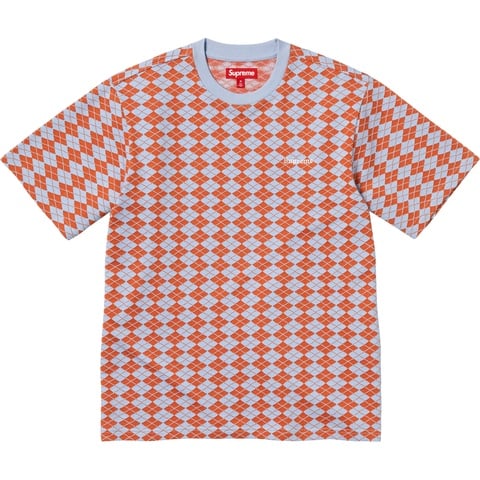 Supreme Diamond Jacquard S/S Top - Blue