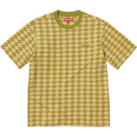 Supreme Diamond Jacquard S/S Top - Green