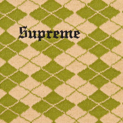 Supreme Diamond Jacquard S/S Top - Green