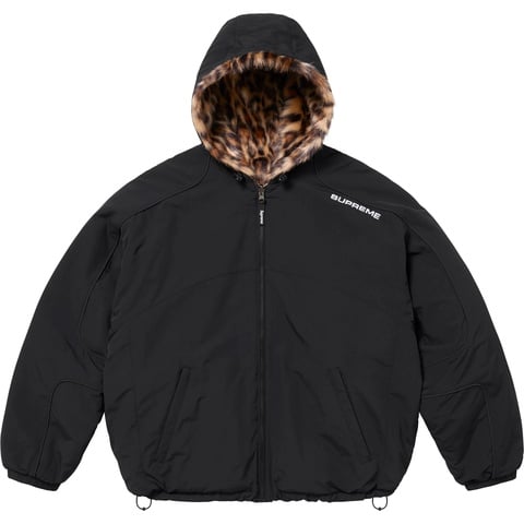 Faux Fur Reversible Hooded Track Jacket - Supreme