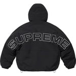 Supreme Faux Fur Reversible Hooded Track Jacket (SS25) - Black