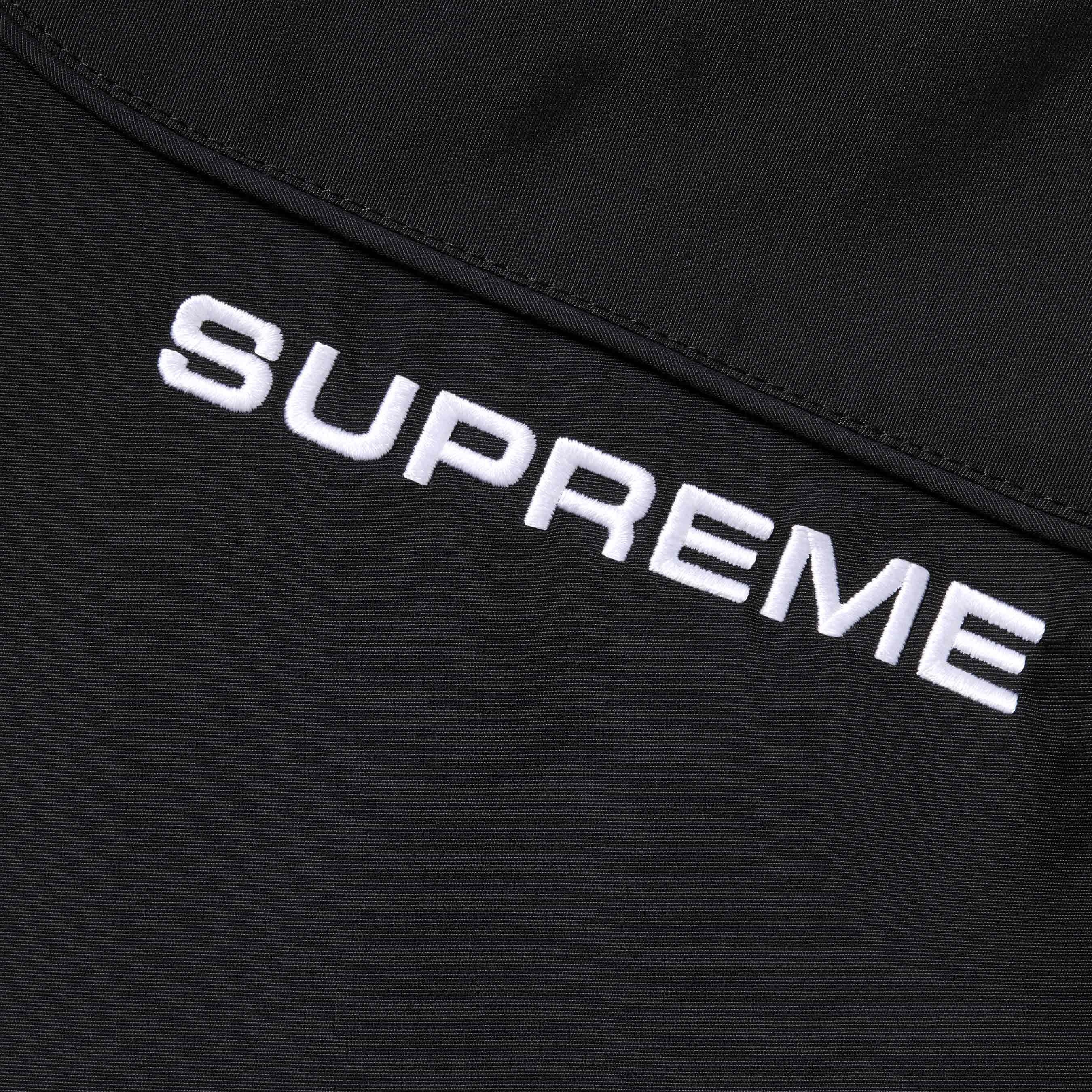 Supreme Faux Fur Reversible Hooded Track Jacket (SS25) - Black - $368