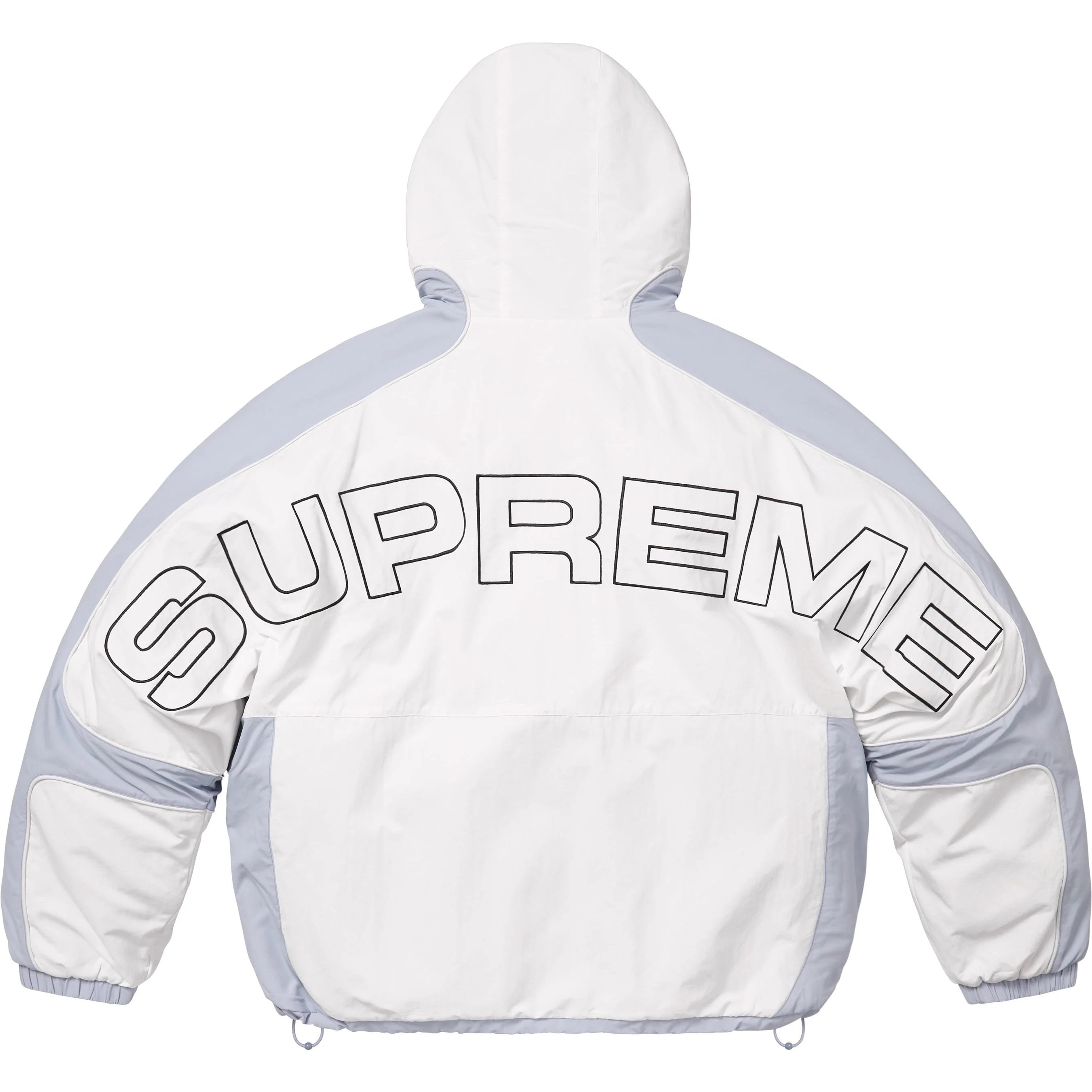 Supreme Faux Fur Reversible Hooded Track Jacket (SS25) - White - $368