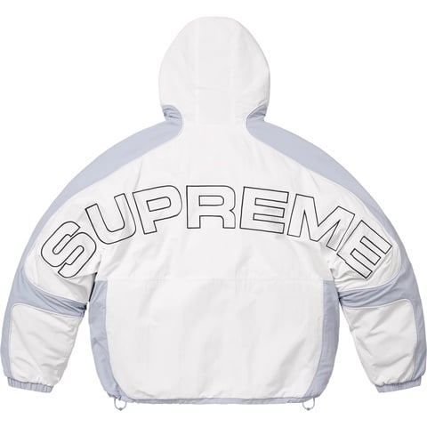 Supreme Faux Fur Reversible Hooded Track Jacket - White