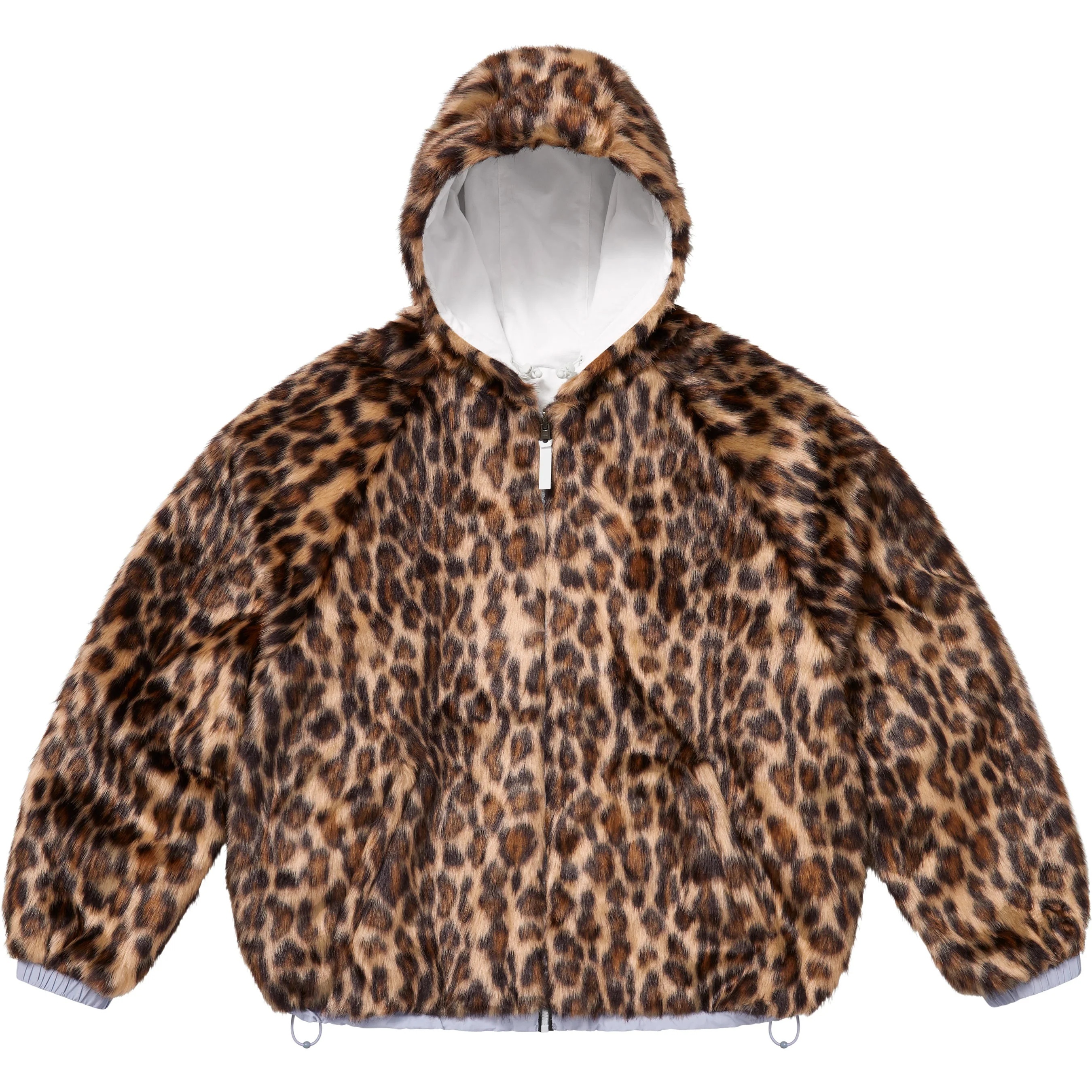 Supreme Faux Fur Reversible Hooded Track Jacket (SS25) - White - $368