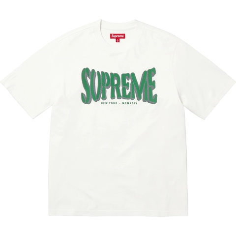 Flocked Washed S/S Top - spring/summer 2025 - Supreme