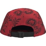 Supreme Floral Jacquard Camp Cap (SS25) - Red