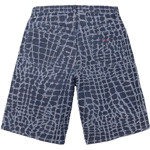 Frayed Croc Baggy Denim Short - spring/summer 2025 - Supreme