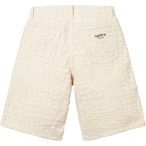 Frayed Croc Baggy Denim Short - spring/summer 2025 - Supreme