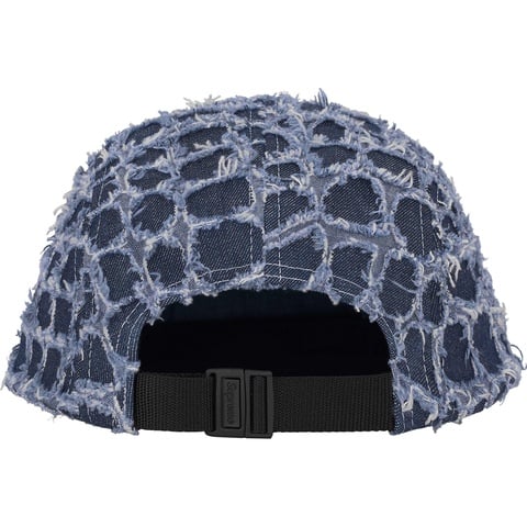 Frayed Croc Denim Camp Cap - SupremeCommunity