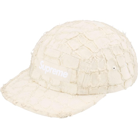Frayed Croc Denim Camp Cap - SupremeCommunity