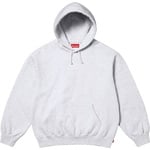 Supreme Frayed Hooded Sweatshirt (SS25) - Ash Grey