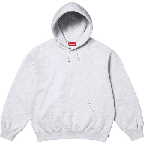 Supreme Frayed Hooded Sweatshirt - Ash Grey
