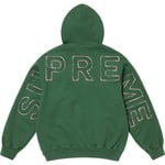 Supreme Frayed Hooded Sweatshirt (SS25) - Pine