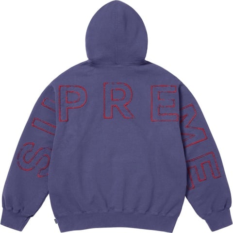 Frayed Hooded Sweatshirt - spring/summer 2025 - Supreme