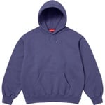 Supreme Frayed Hooded Sweatshirt (SS25) - Washed Navy