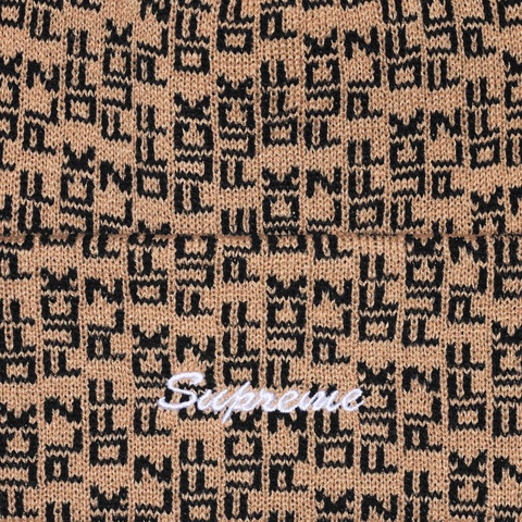 Supreme Fuck Off Beanie - Tan