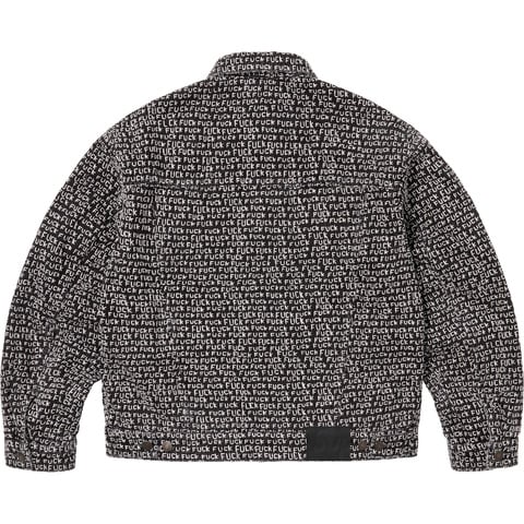 Fuck Stitch Denim Trucker Jacket - Supreme