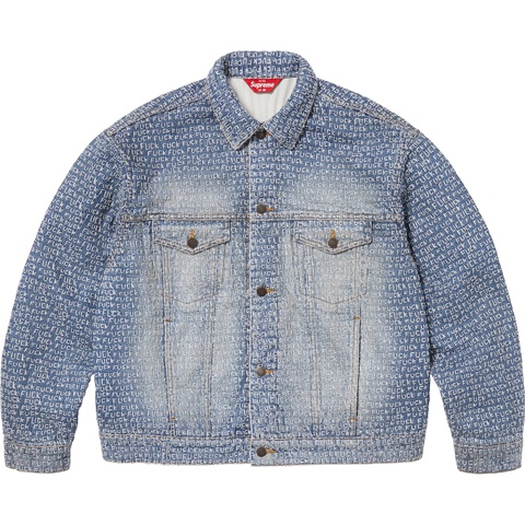 Fuck Stitch Denim Trucker Jacket - Supreme