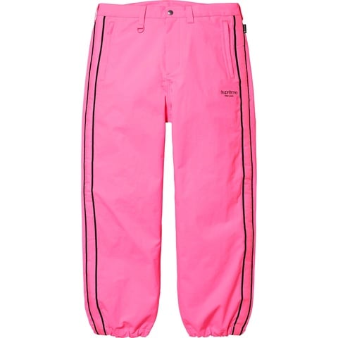 Supreme GORE-TEX Stripe Pant - Fluorescent Pink