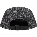 Supreme Handwriting Denim Camp Cap (SS25) - Black