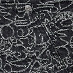 Supreme Handwriting Double Knee Denim Short (SS25) - Black