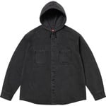 Supreme Hooded Denim Shirt (SS25) - Black