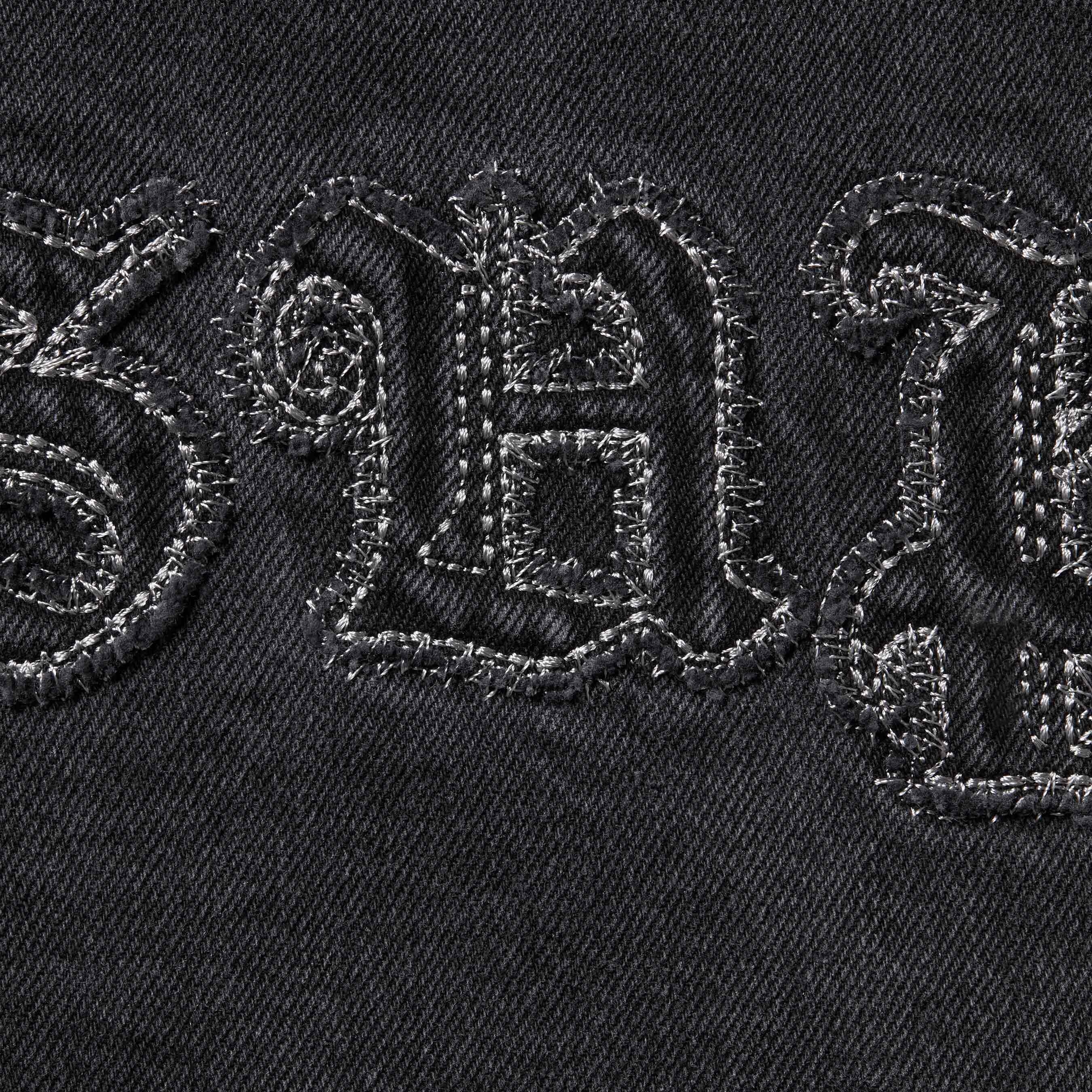 Supreme Hooded Denim Shirt (SS25) - Black - $158