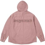 Supreme Hooded Denim Shirt (SS25) - Dusty Pink