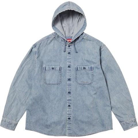 Hooded Denim Shirt - spring/summer 2025 - Supreme